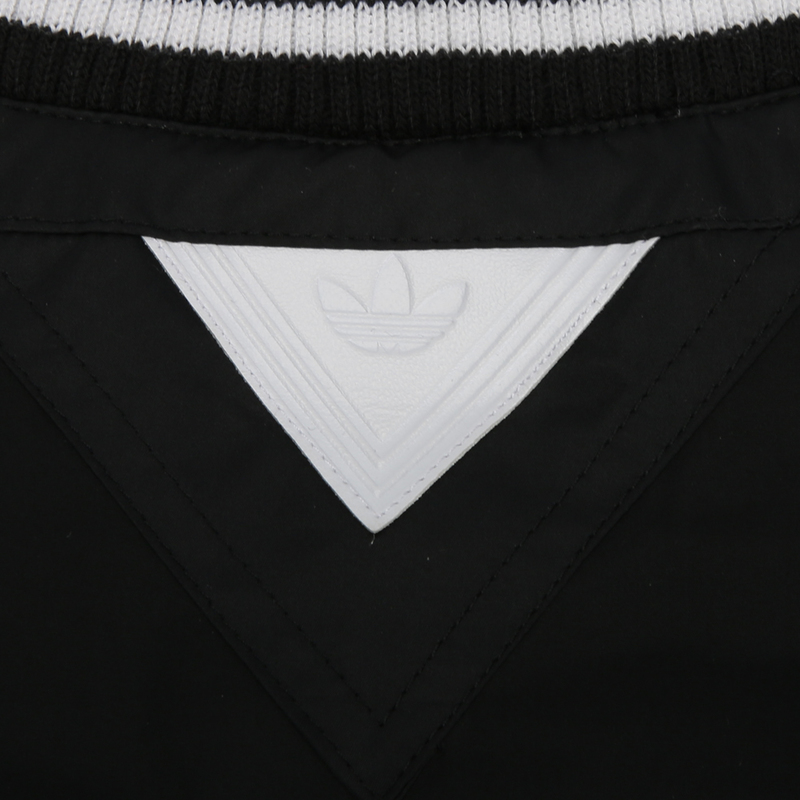 Adidas x White Mountaineering Flight Jacket Black BQ4077 Snap Button Pockets Ribbed Trims 3 Stripes