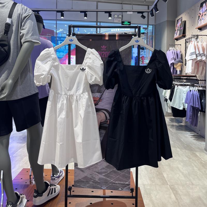 Adidas Original Monkey Kingdom IP1771 Skirt Black IP1772 White Dress