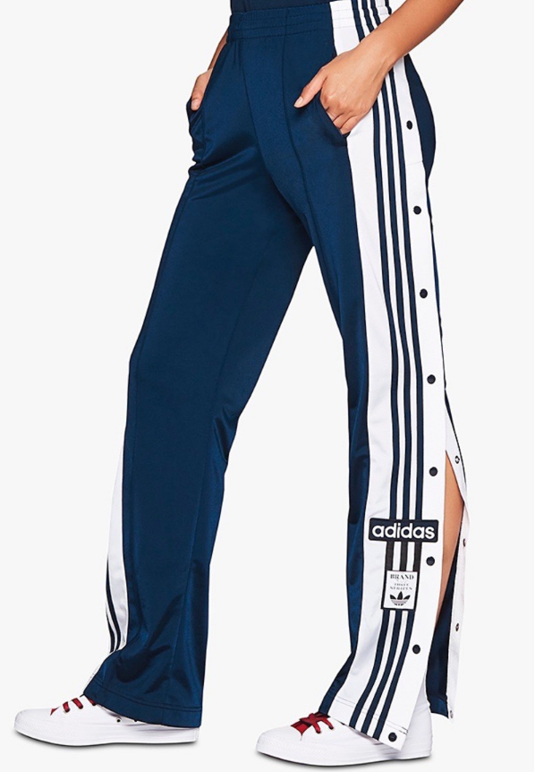 Adidas OG Adibreak Track Pants DH3155 Womens Side Stripe Track Pants Navy Jogger Pants