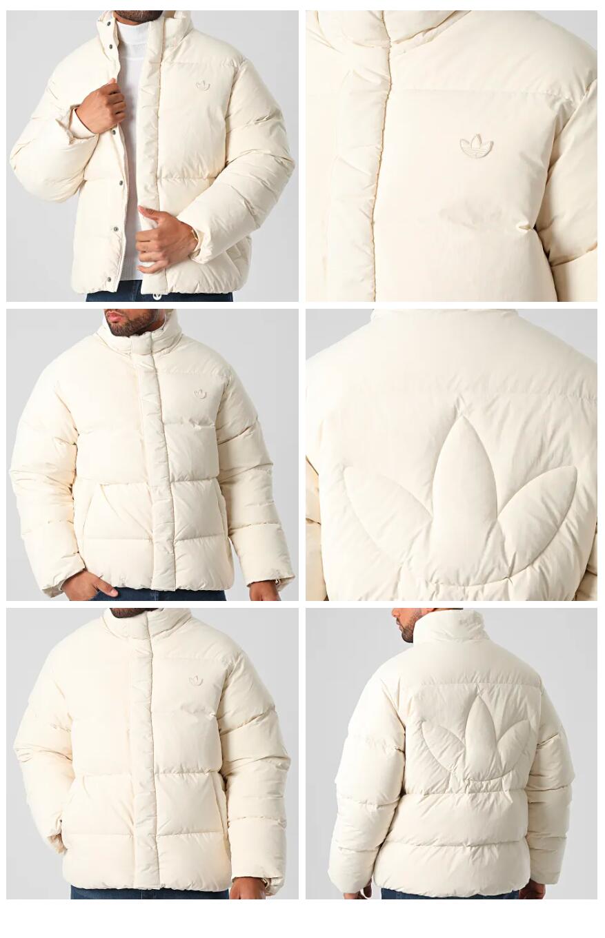 Adidas Originals Mens Doudoune HL9201 Beige Down Jacket Man Wonder Down Puffer