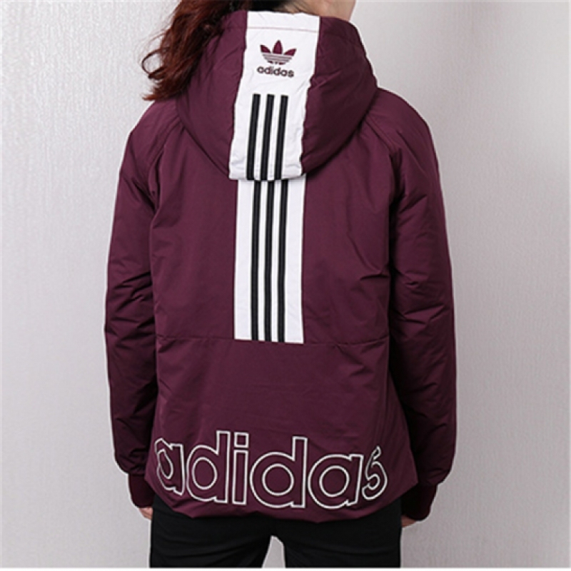 Adidas Superstar Down Jacket Red DH4571 Women Winter SST Down Coat