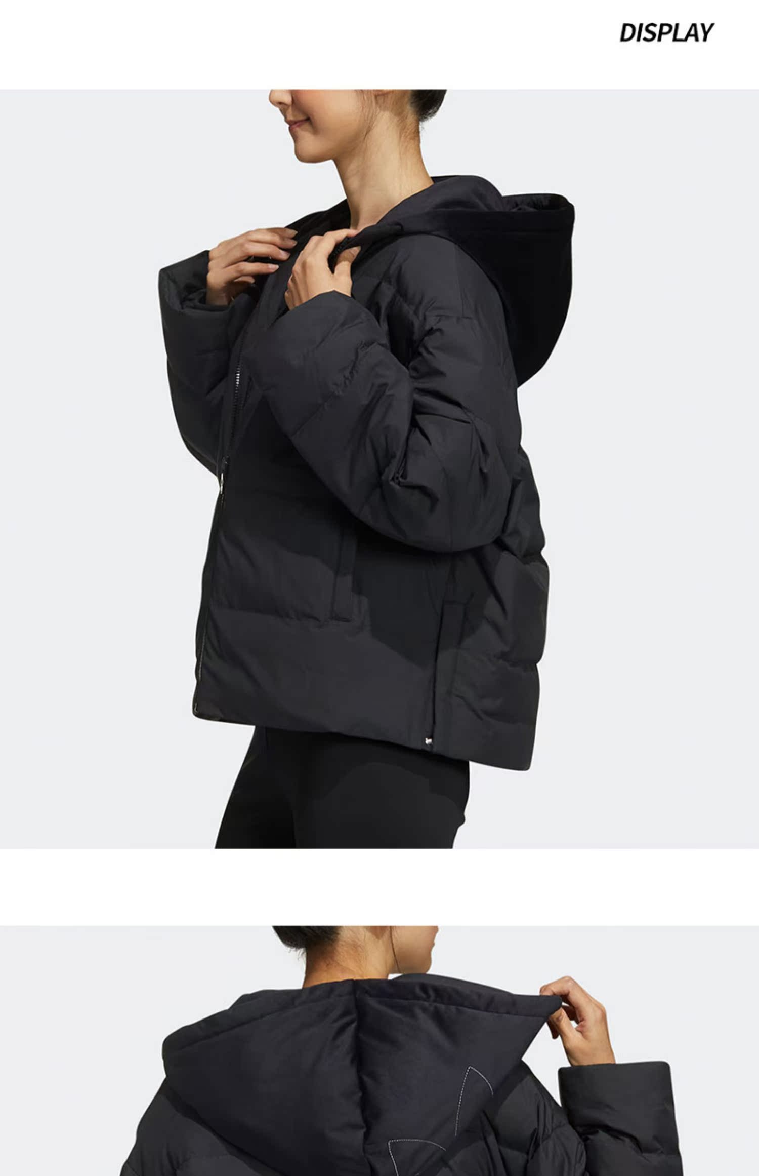 Adidas Superstar Down Jacket Black DH4579 Women Winter SST Down Coat