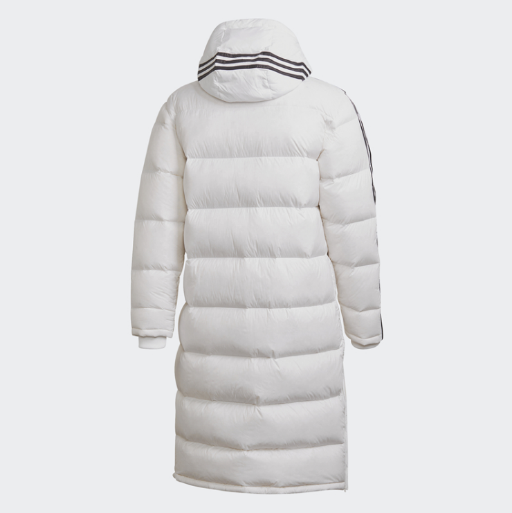 Adidas Superstar Mens Down Jacket White FL0008 Mens Winter SST Down Long Coat