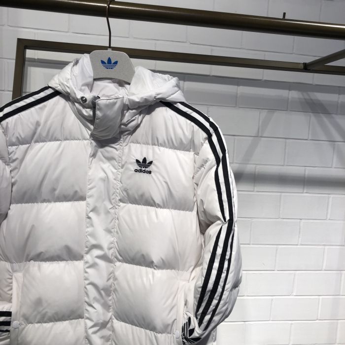 Adidas Superstar Mens Down Jacket White FL0008 Mens Winter SST Down Long Coat
