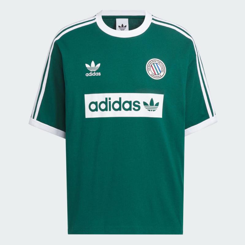 adidas originals SS25 Classic Sports KC2604 Casual Crew Neck T-Shirt