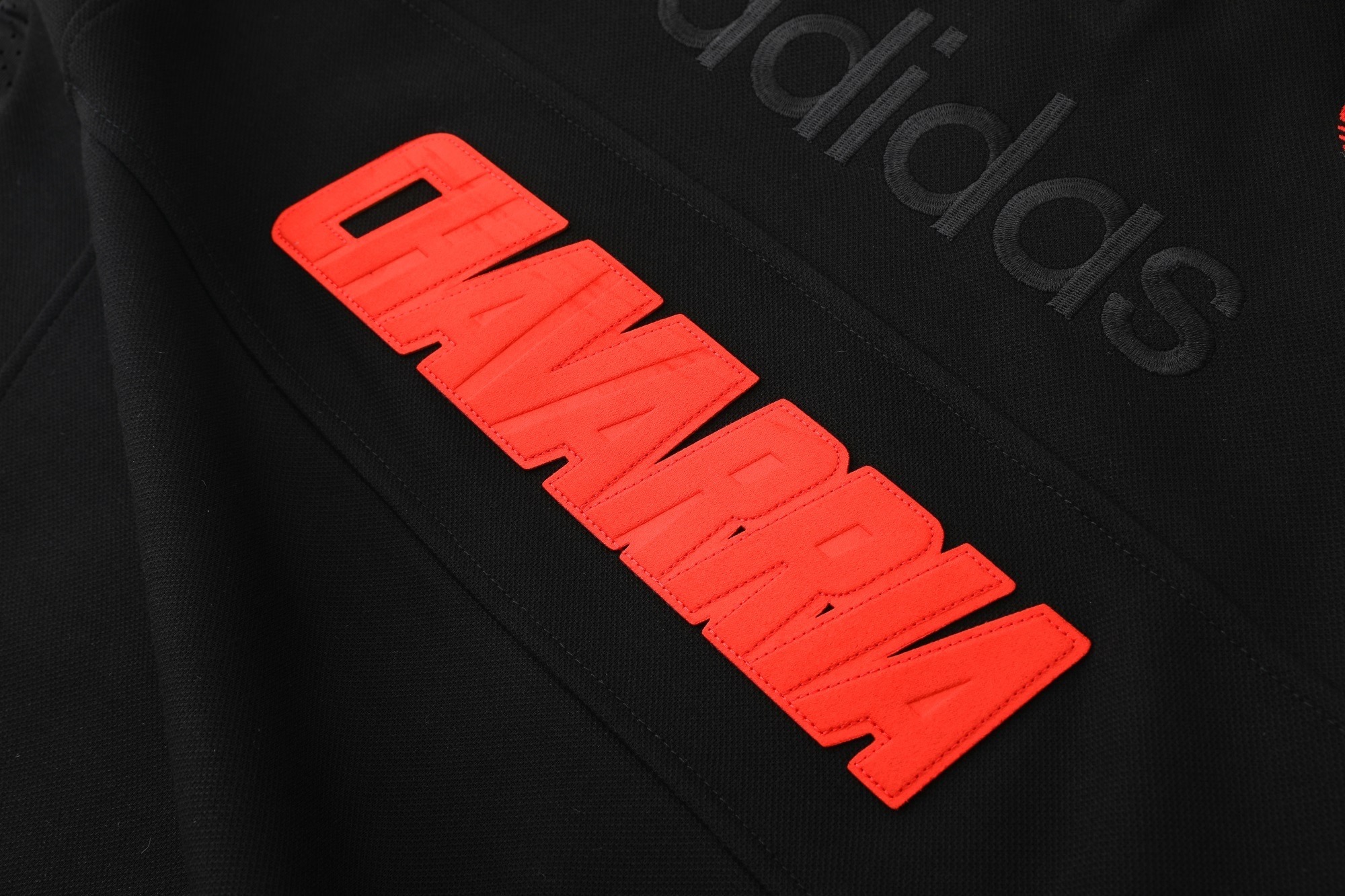 adidas x Willy Chavarria Logo Polo Shirt 'Black' - JV8848