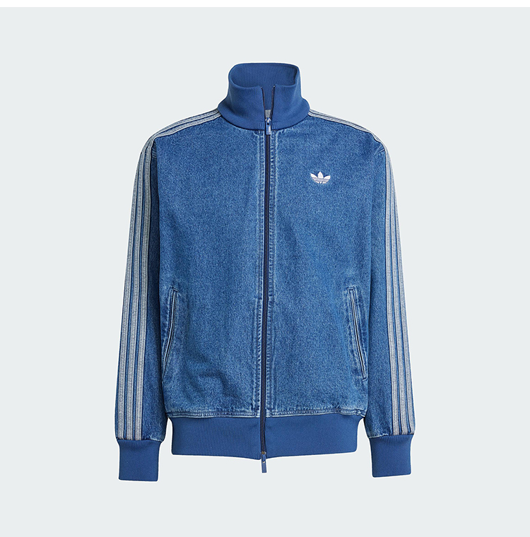 adidas Adicolor Denim Firebird Track Top JC6233 Jeans Jacket