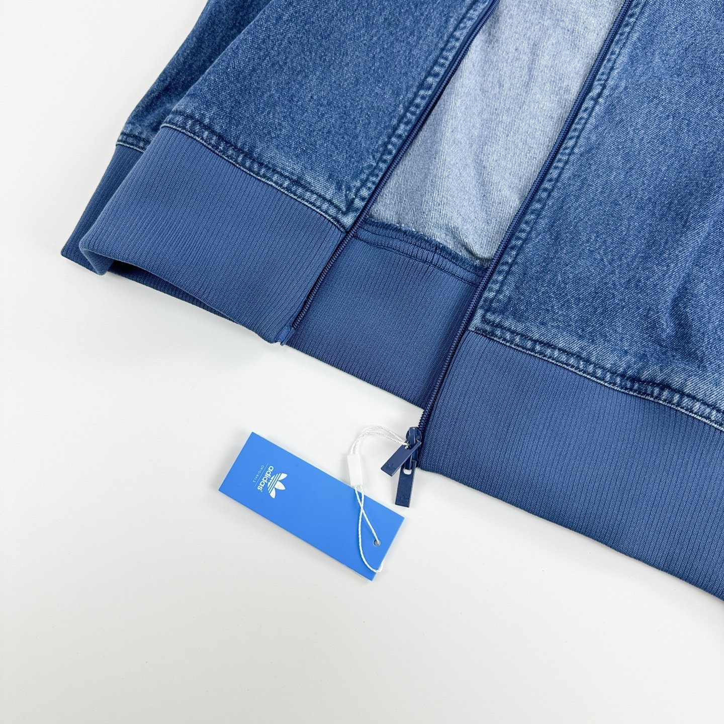 adidas Adicolor Denim Firebird Track Top JC6233 Jeans Jacket